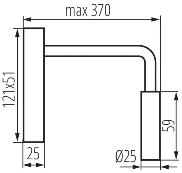 Kanlux 32523 - LED Flexibilná lampička TONIL LED/2,7W/230V biela