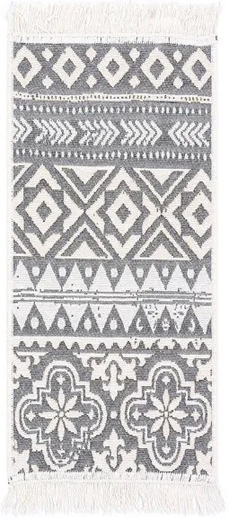 Koberček / kúpeľnový koberček ORIENT 7 žltý / sivý