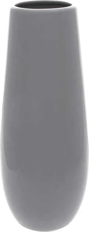 Váza Luna 25 cm, šedá