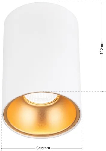 Orion - Bodové svietidlo STARLIGHT 1xGU10/50W/230V biela/zlatá