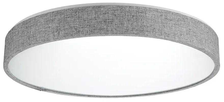 LED stropné svietidlo Collodi 48 sivé stmievateľné