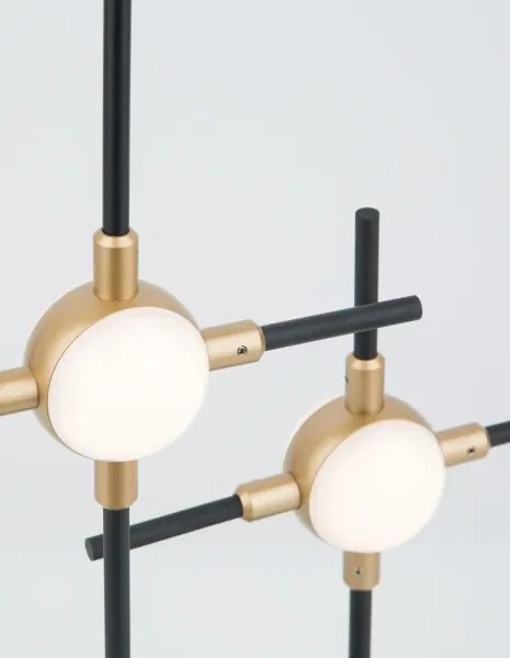 LED stolová lampa Atomo 28 čierne