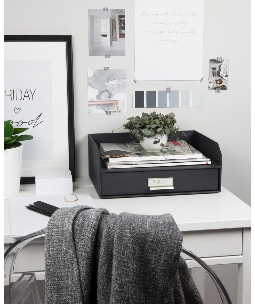 Kartónový organizér na dokumenty so zásuvkou Walter – Bigso Box of Sweden