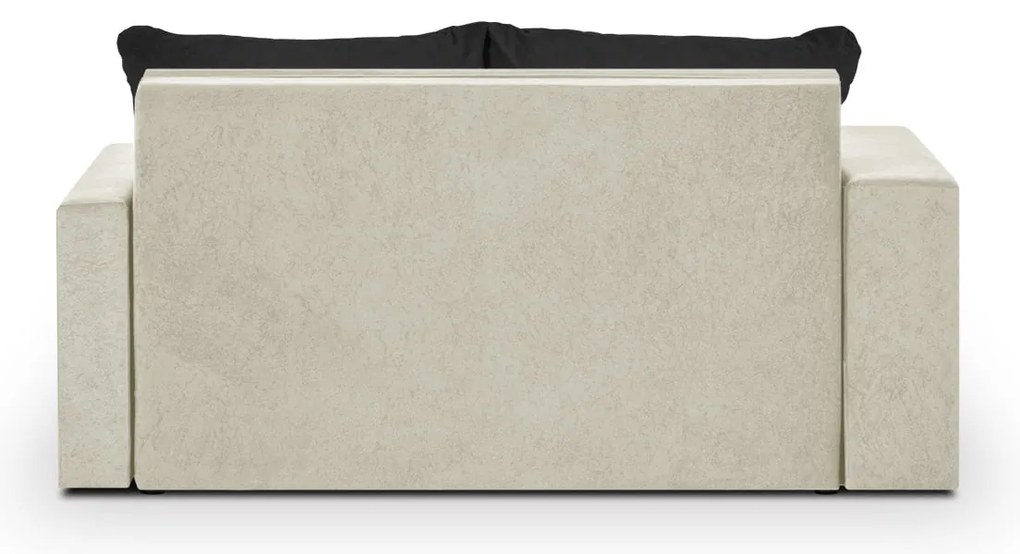 Pohovka pre 2 osoby s funkciou spania PAVEL Tmavošedá/svetlošedá