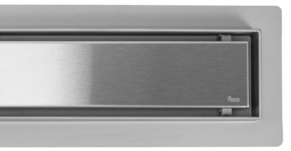 Rea Neox, odtokový sprchový žľab 70 cm, brúsená oceľ, REA-G2502