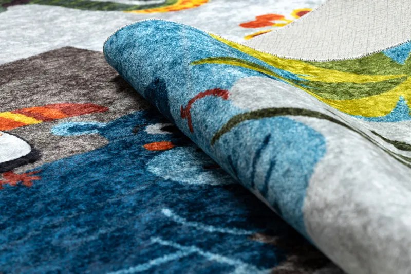 Dywany Łuszczów, Detský kusový koberec Junior 51858.802 Animals, 160x220, viacfarebná, detská izba