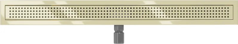 Mexen Flat M08 nerezový sprchový žľab  100 cm, zlatá, 1525100-15