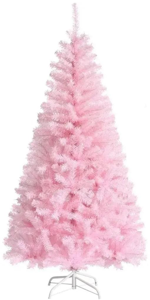 Umelý vianočný stromček, ružový | 150 cm