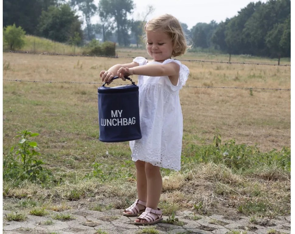 Childhome Termotaška na jedlo My Lunchbag Navy White