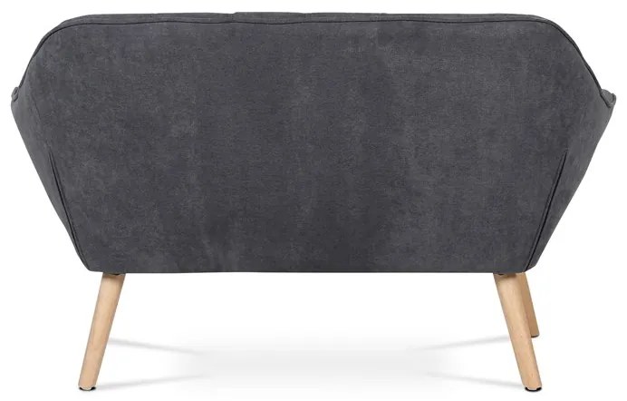 BONTEC Dvojmiestna pohovka, sivá, látka, AK-322 GREY2 Farba: Strieborná