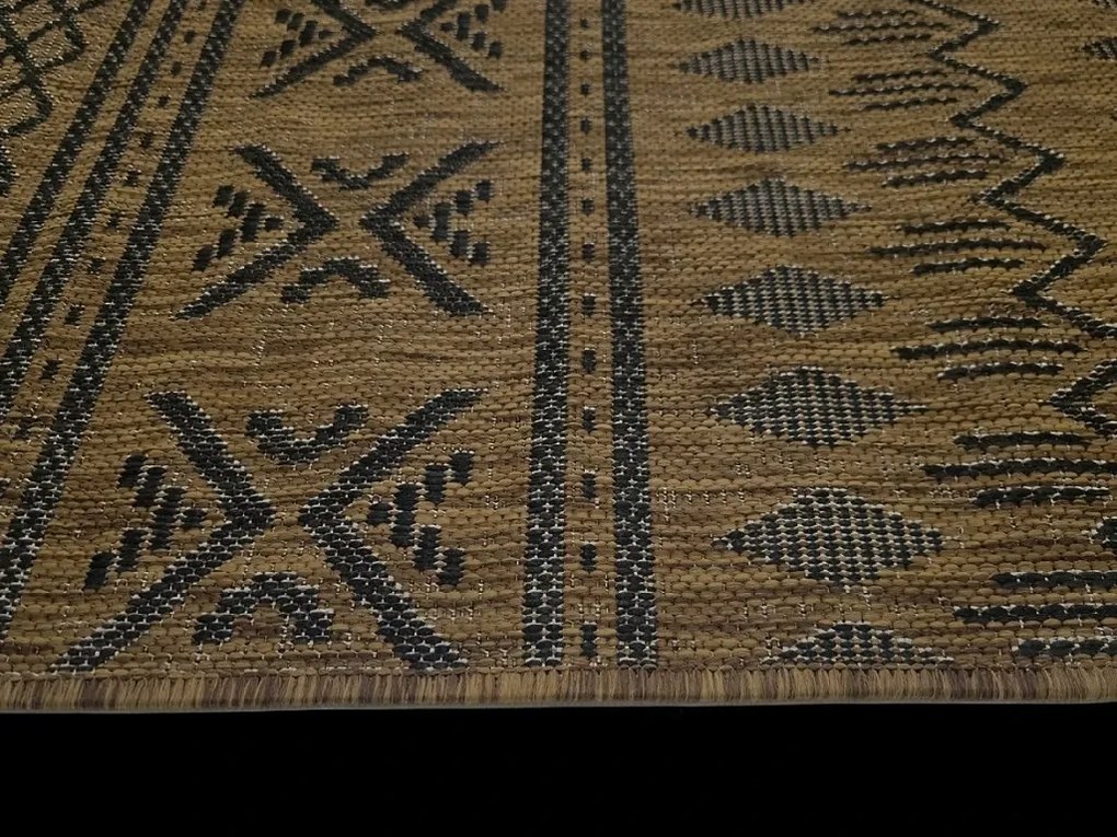 BE Koberec Eqos 0002 BROWN – hnedý obdĺžnikový Rozmer: 140x190 cm