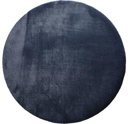 Koberec Romance kruh 80cm tm.modrý