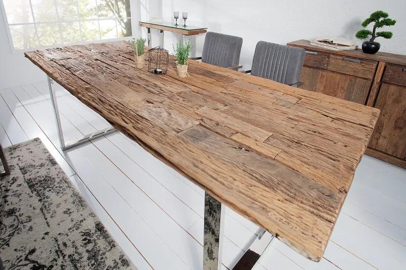 Jedálenský stôl Barracuda 200 cm masívneho dreva teak