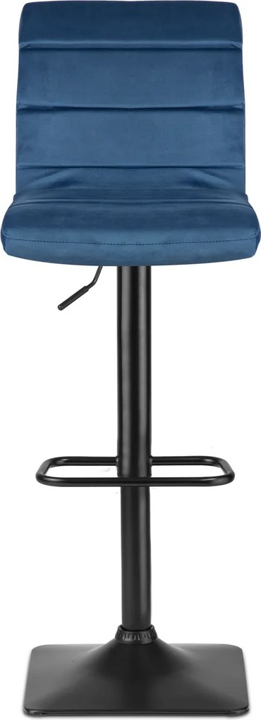 Barová stolička s operadlom SOFOTEL Drava - modrá
