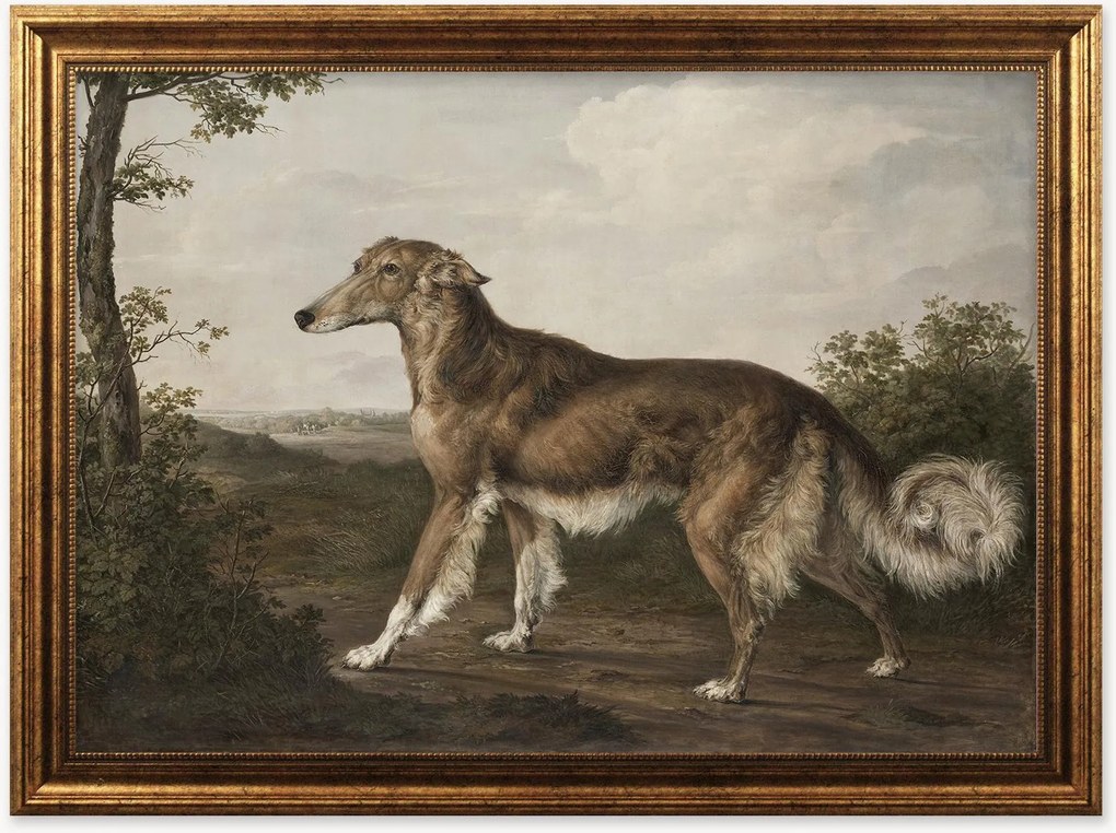 Nástenná dekorácia v ráme Hound