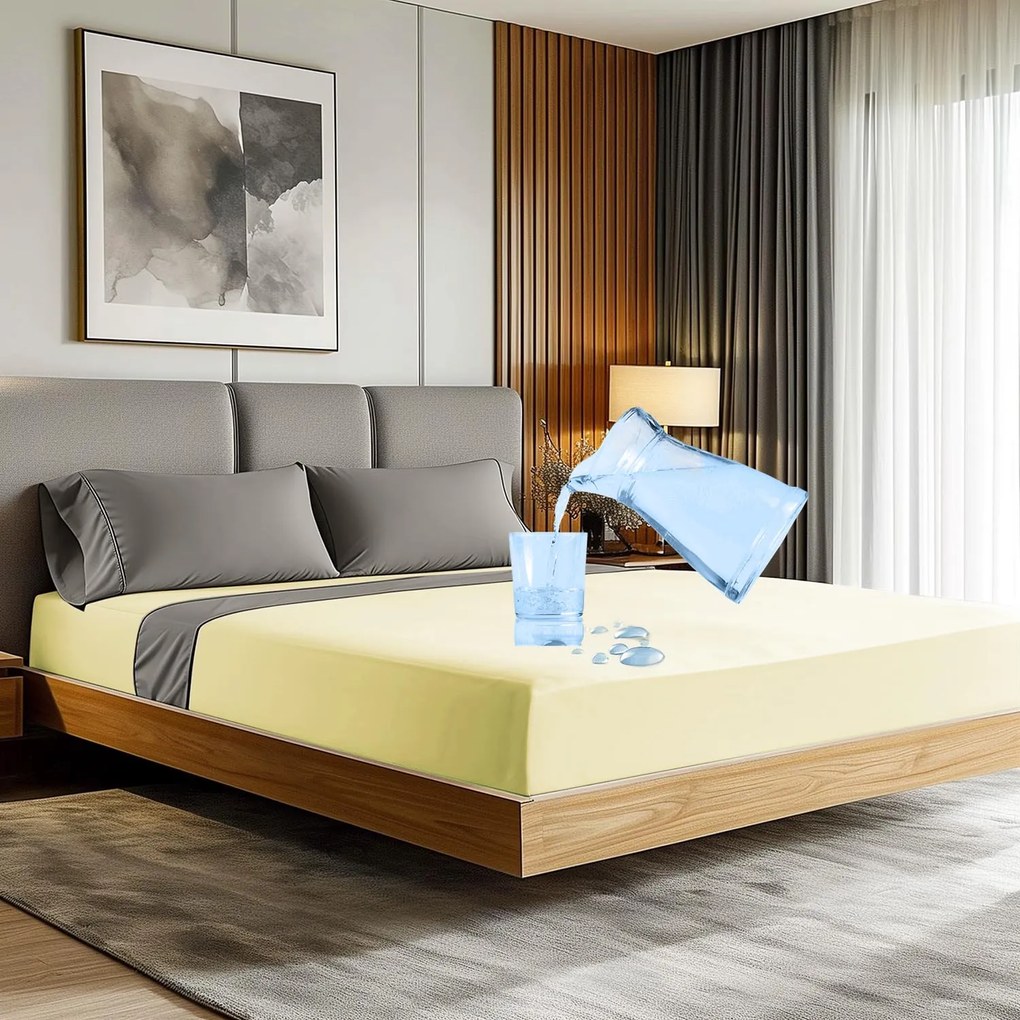 NEPRIEPUSTNÉ JERSEY PRESTIERADLO SG 019 180X200 CM CM KRÉMOVÁ