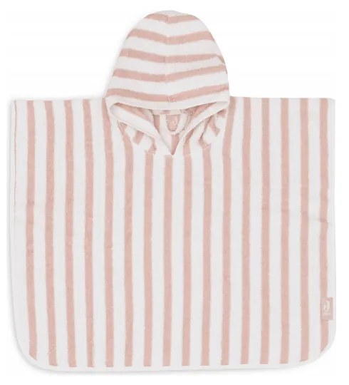 Osuška pončo Stripe Wild Rose