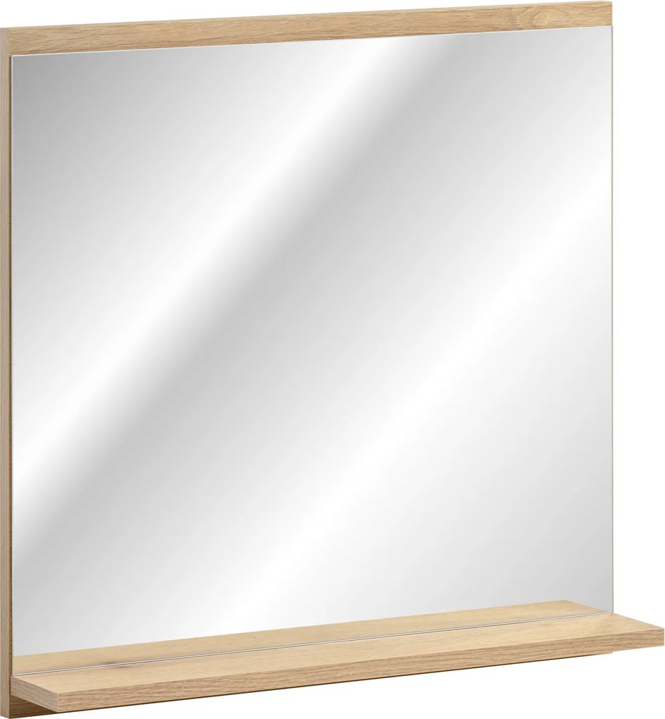 Comad Závesné zrkadlo bez osvetlenia Nova Oak 60x57 cm
