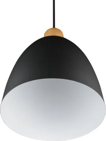 Luster Jagger 25 cm, čierny