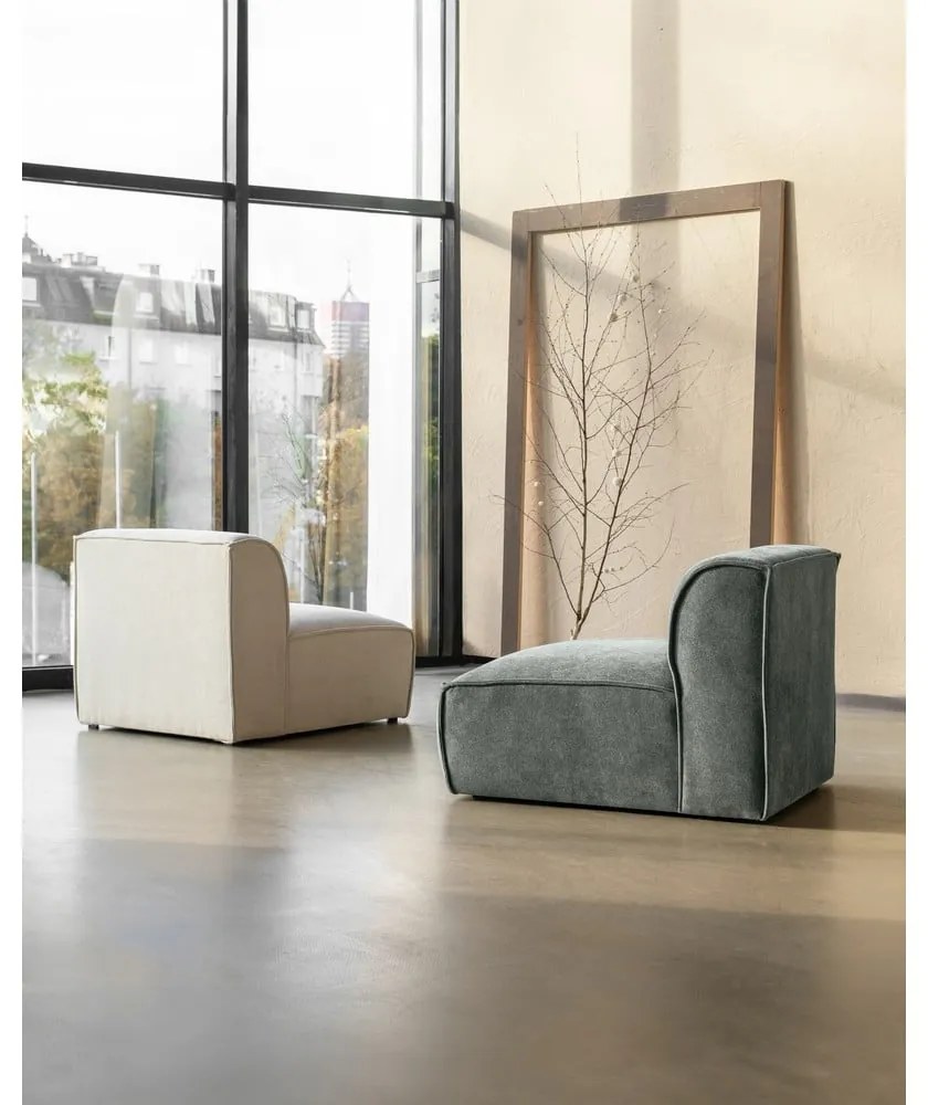 Biely modul pohovky (stredový diel) Flex Felix – Miuform