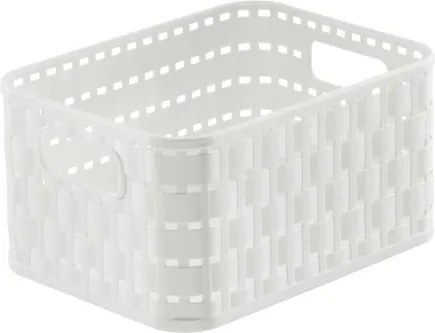 Úložný košík Country 2 l, biely%
