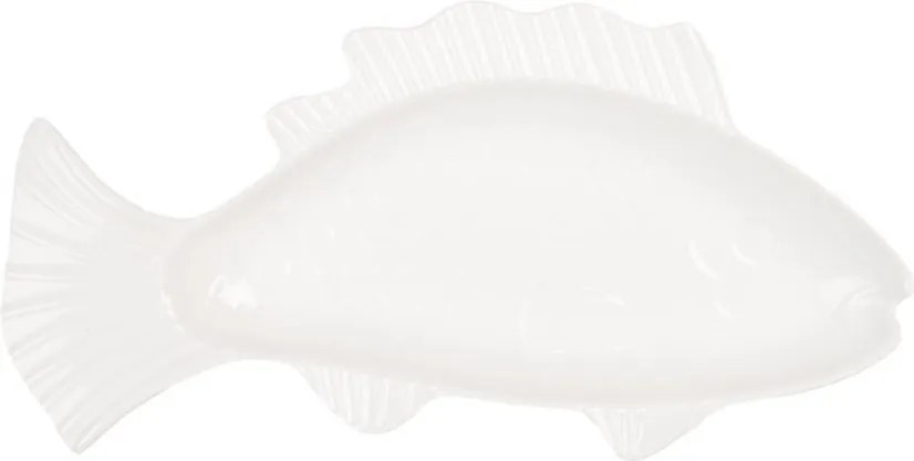 Biela miska / tanier v tvare ryby Fish Bowl - 30 * 15 * 3 cm / 150 ml