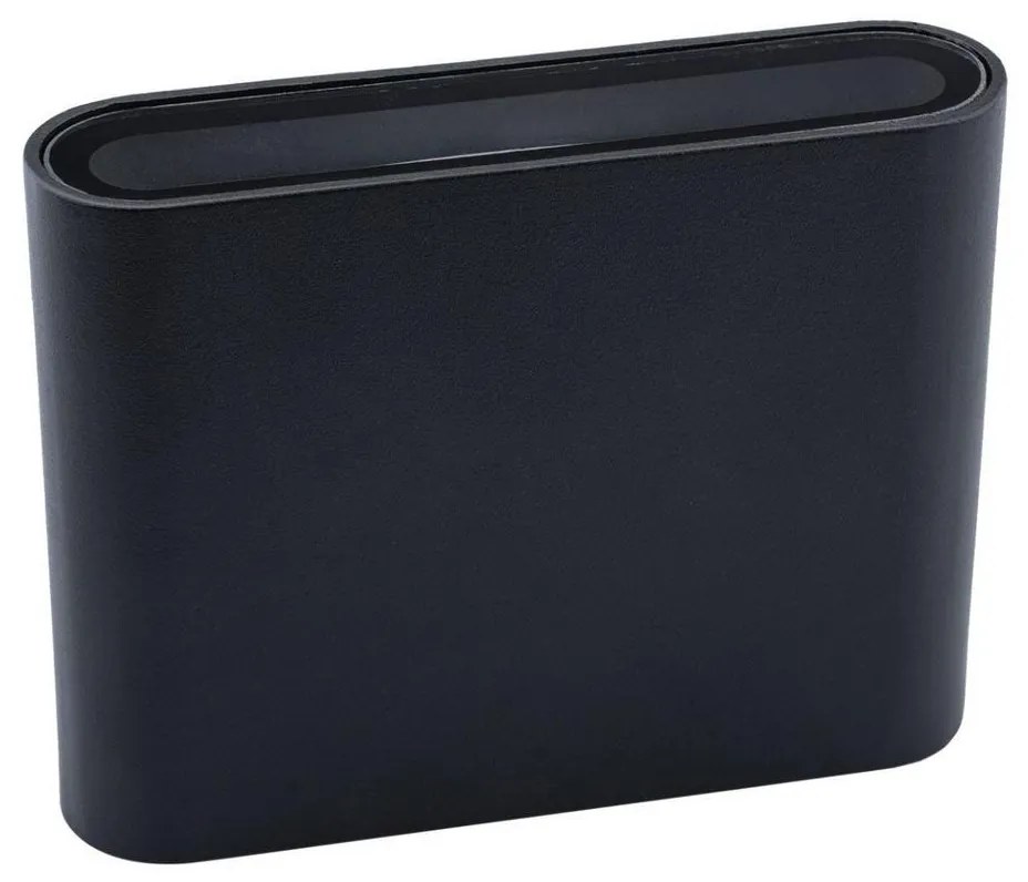 LED Vonkajšie nástenné svietidlo FLOW 2xLED/3W/230V IP54 čierna