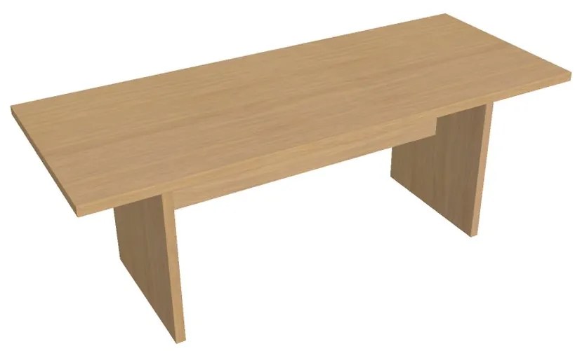 Rokovací stôl Verno 200 x 80 cm, dub svetlý
