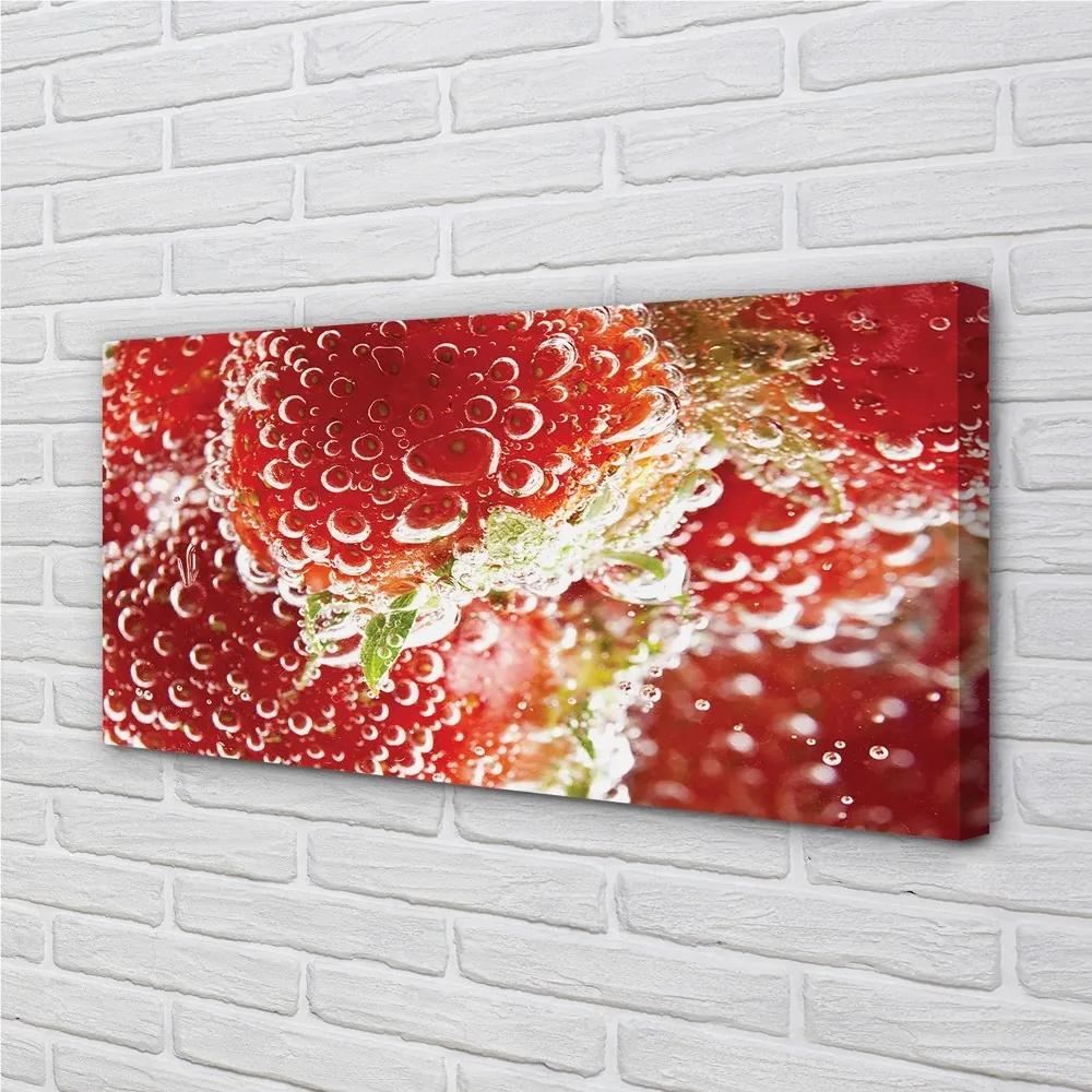 Obraz canvas mokré jahody 120x60 cm
