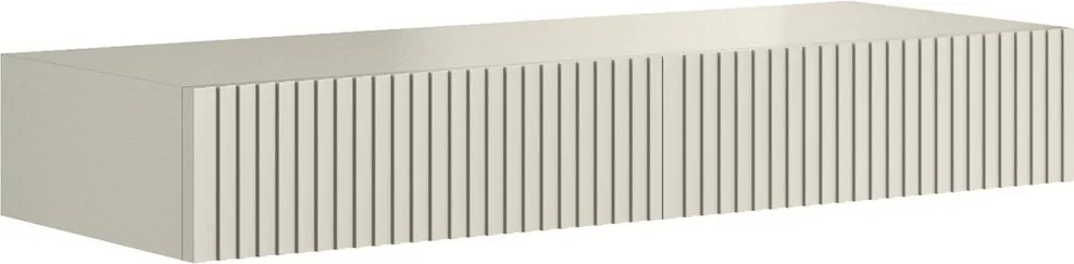 Závesný písací stôl Nicole 100 cm so zásuvkami - kašmírový mat