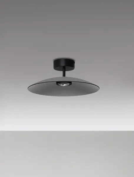 LED čierno-dymová dizajnové stropné svietidlo Polifemo 40