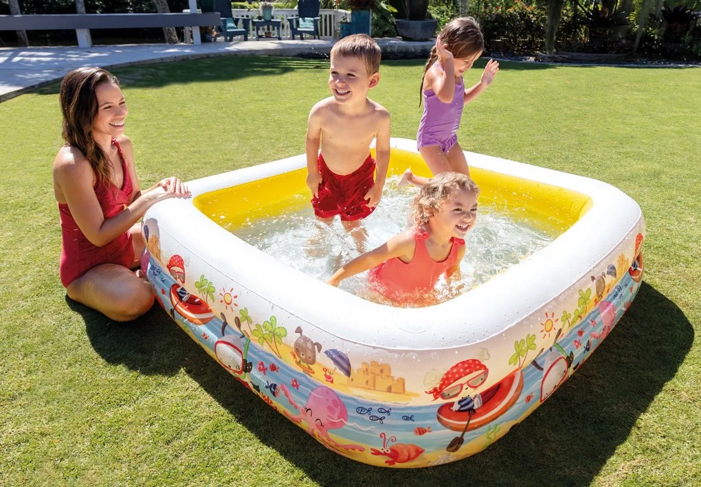 Nafukovací detský bazén so strieškou INTEX 57470