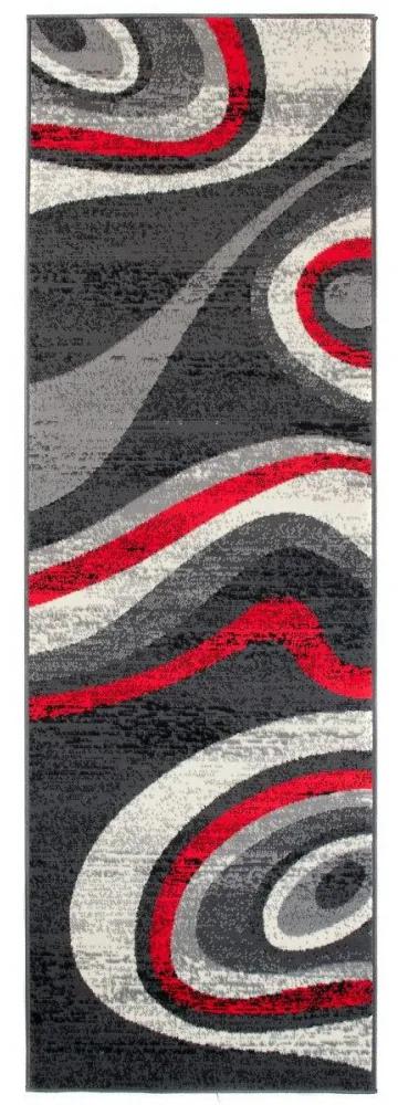 Kusový koberec PP Romus šedý atyp 80x200cm