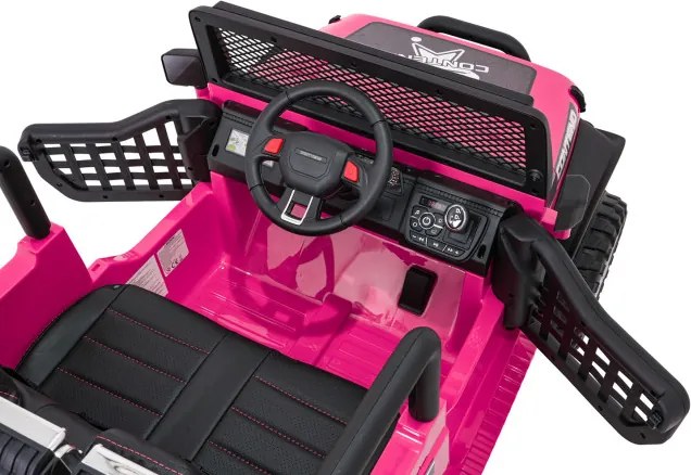 Elektrické autíčko Jeep BEAST 4x4 ružové