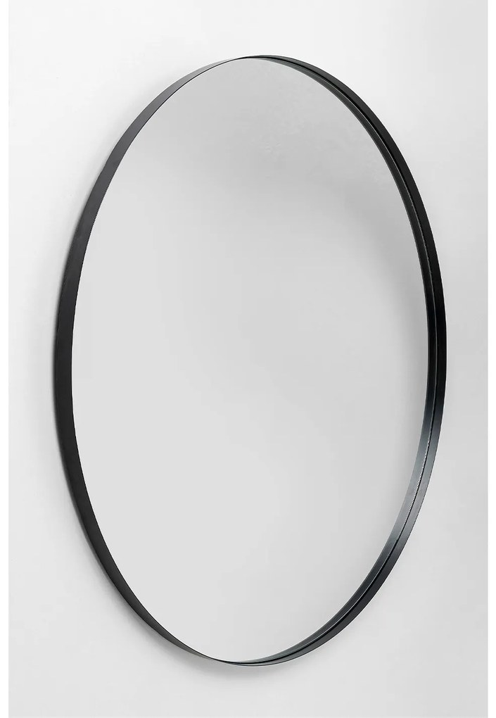 Bella zrkadlo čierne Ø100 cm
