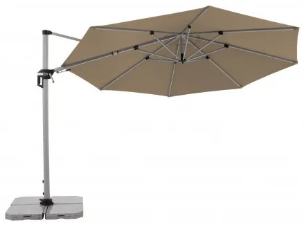 Doppler ACTIVE 370 cm - bočný záhradný slnečník s bočnou tyčou - 2. akosť (S258)