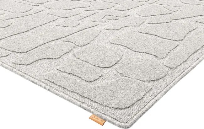 Koberec Agnella Morphic Dunes svetlosivý