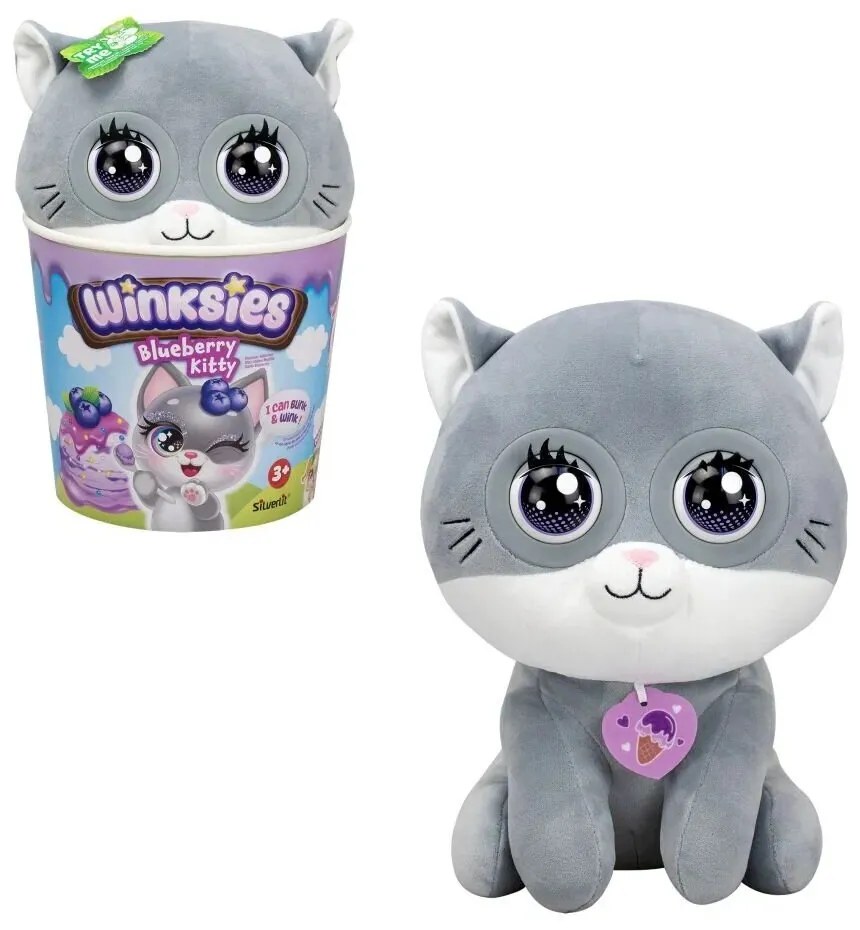 Winksies - Blueberry Kitten, sivá