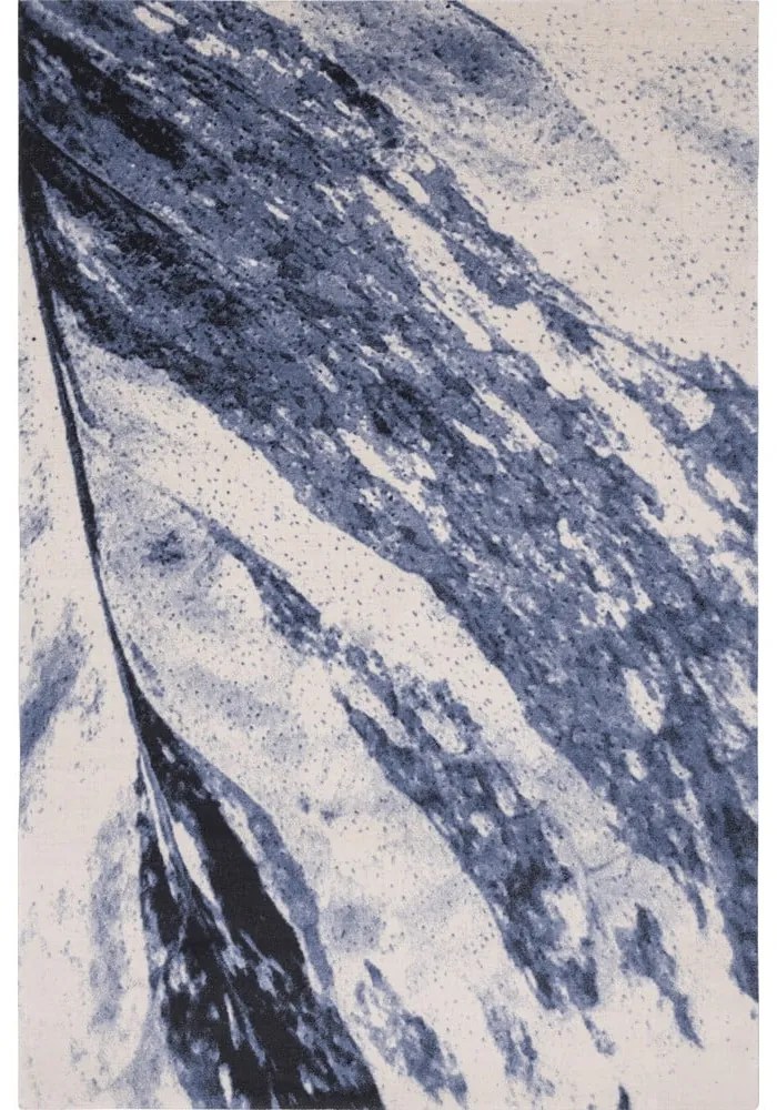 Modrý vlnený koberec 160x240 cm Albo – Agnella