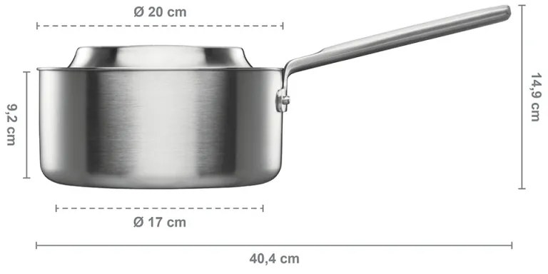 Nerezový hrniec Norden Steel 2,5l