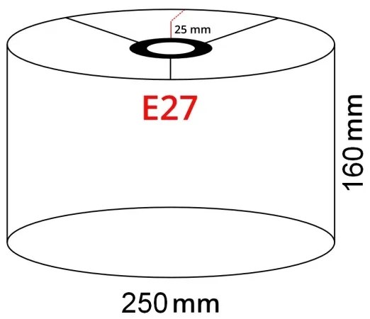 Brilagi - LED stojacia lampa CERIA 1xE27/40W/230V priemer 25 cm bambus/matný chróm