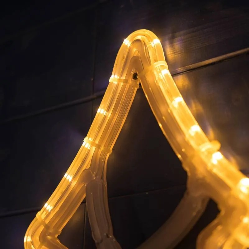 DECOLED LED světelný stromeček, 49 x 58 cm, teple bílá