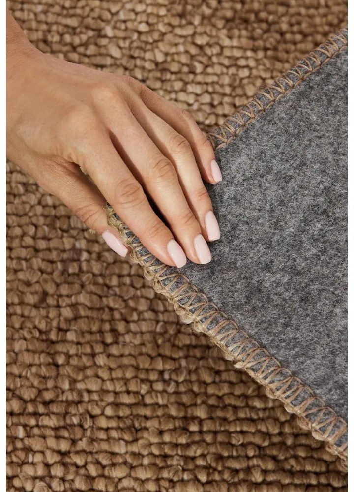 Svetlohnedý prateľný koberec 200x290 cm Rocco Caramel – Elle Decoration