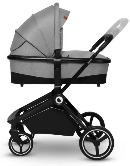 Lionelo - Kombinovaný kočík 2v1 MIKA Grey Stone