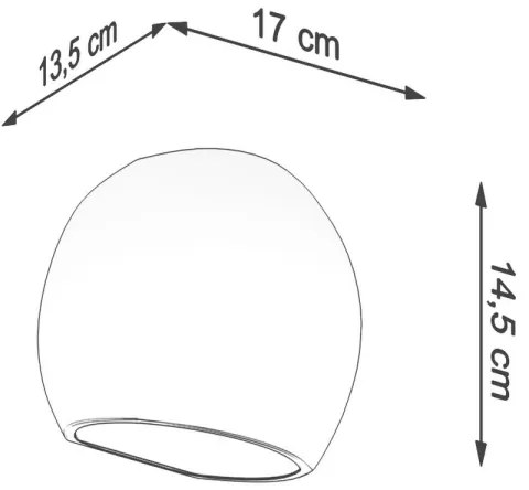 Sollux SL.1026 - Nástenné svietidlo GLOBE 1xE27/60W/230V lesklá biela