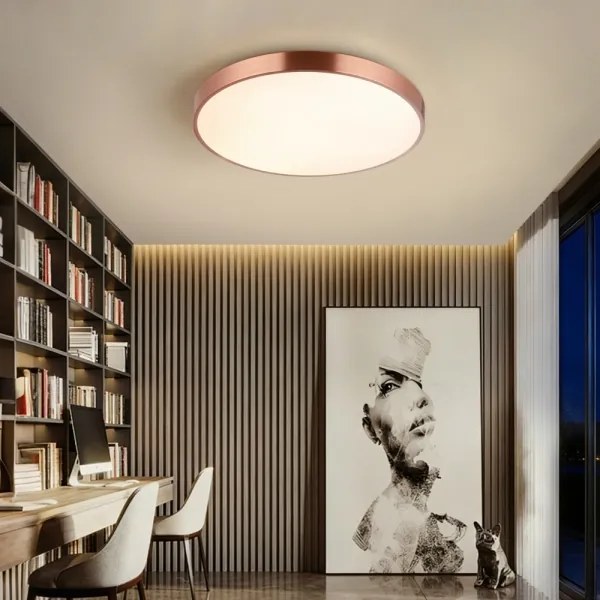 Immax NEO 07322L-LED Stmievateľné stropné svietidlo NEO LITE SEMPLICI 60W/230V priemer 60 cm medené + DO