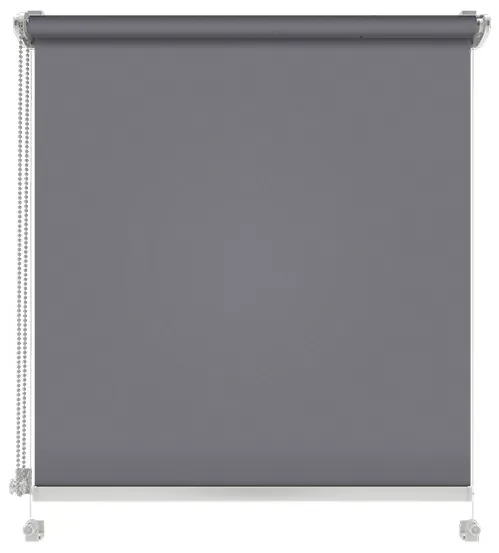 Gario Roleta Mini Standard Hladká Strieborná Šírka: 108 cm, Výška: 220 cm