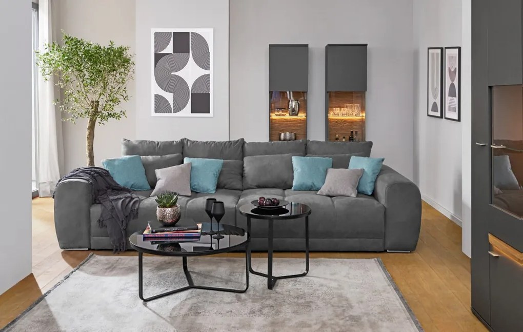 Okrúhly konferenčný stolík Boston 80 cm, čierny