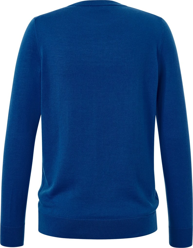 Pulóver z vlny merino, modrý