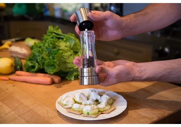 Cole&Mason - Mlynček na korenie DERWENT 19 cm lesklý chróm